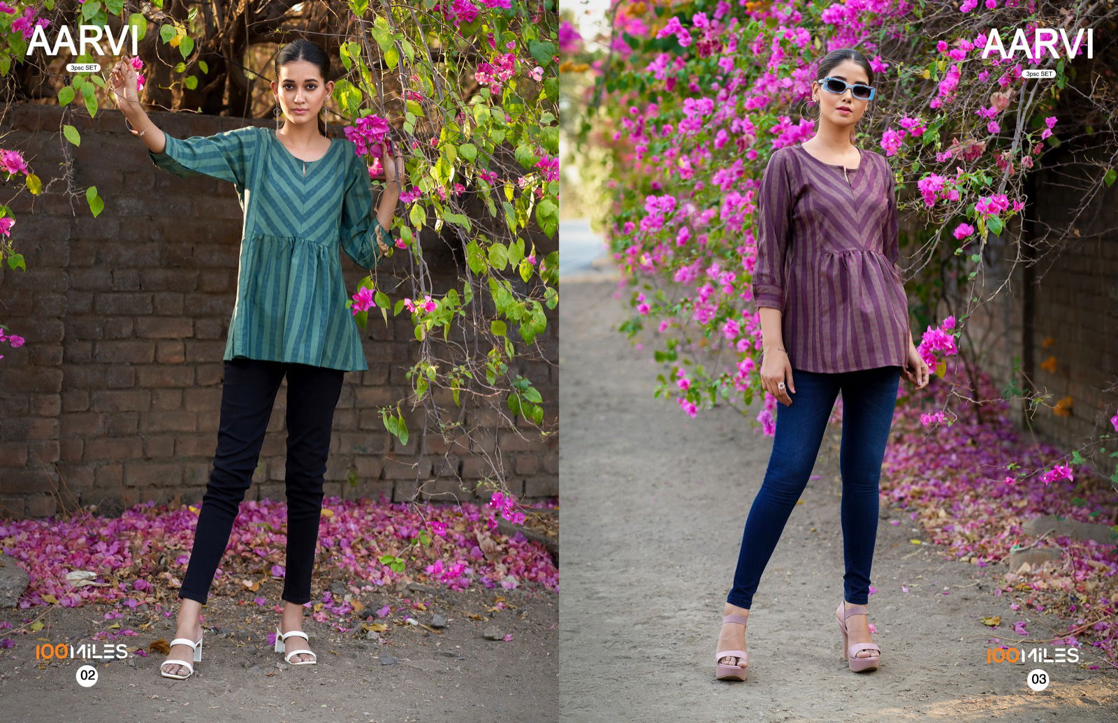 Aarvi 100 Miles Cotton Printed Ladies Top Catalog